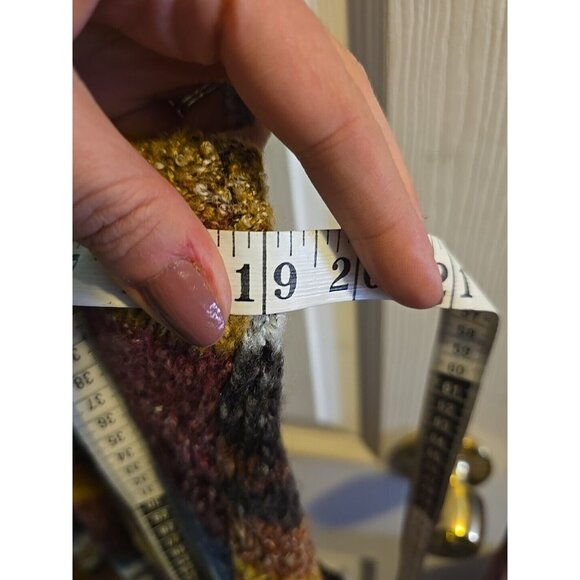 Rain + Rose Sleeveless Hooded Long Boho Cardigan Sweater. Wool Blend. Size Small - Picture 11 of 12